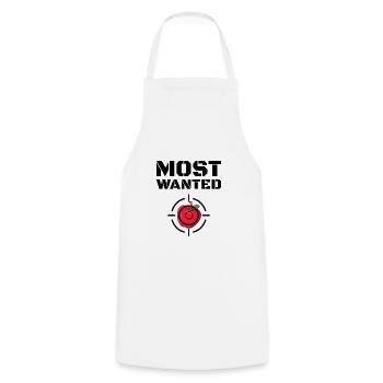 Most Wanted Apfelmost Apfelmoscht Moscht - Cooking Apron - white - Front - AI Model Male 185 dark (185cm)