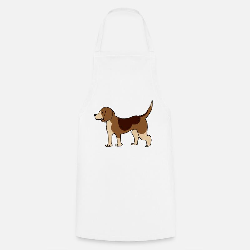 Beagle - Cooking Apron - white