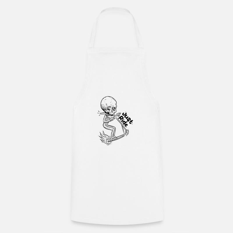 Just ride old school trottirider - Tablier de cuisine - blanc