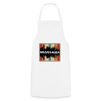 Mississauga Canada Skyline Silhouette Travel Souve - Kochschürze - Weiß - Vorne - AI Model Male 185 dark (185cm)