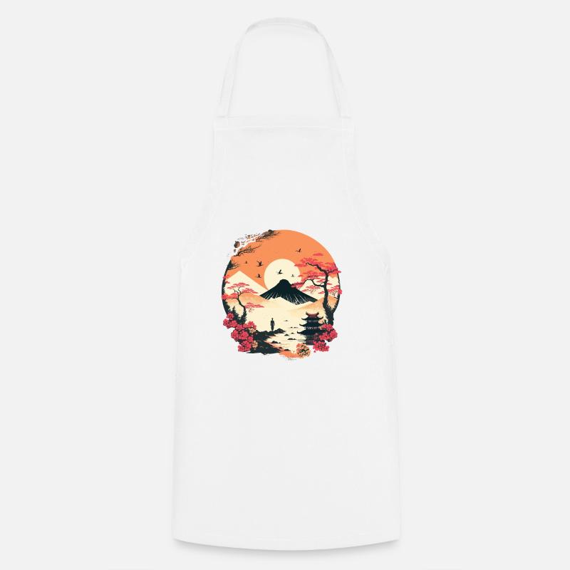 Japanese - Cooking Apron - white
