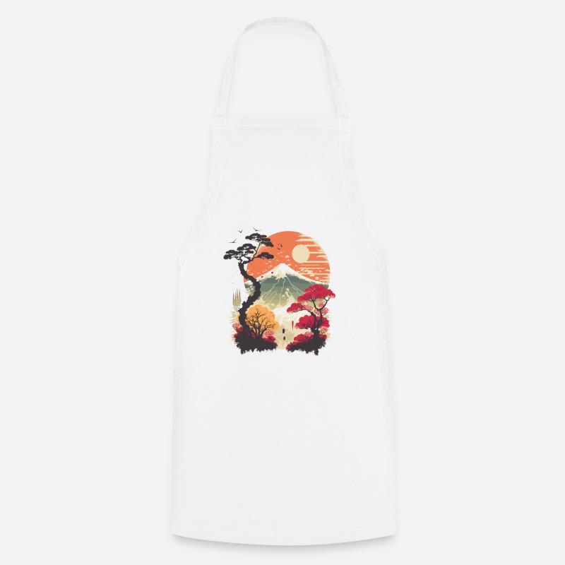 Far Eastern - Cooking Apron - white