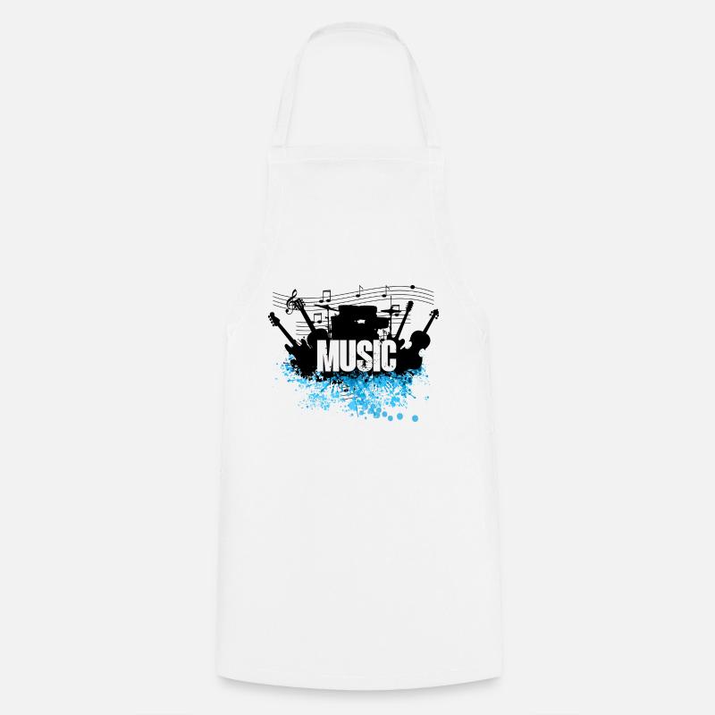 instrument de musique - Tablier de cuisine - blanc