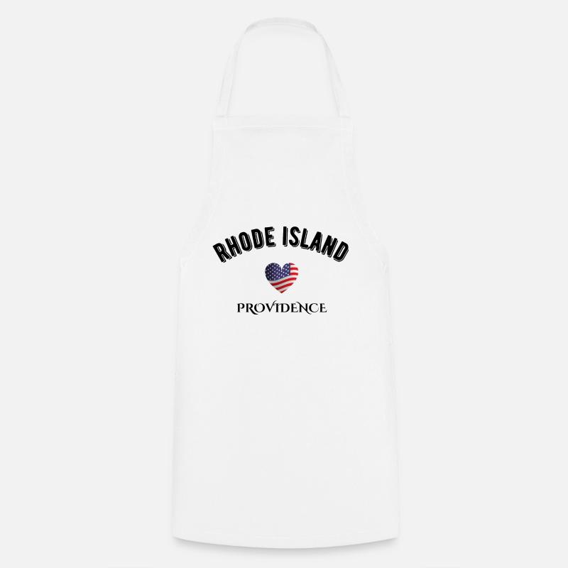 Rhode Island - Kochschürze - Weiß
