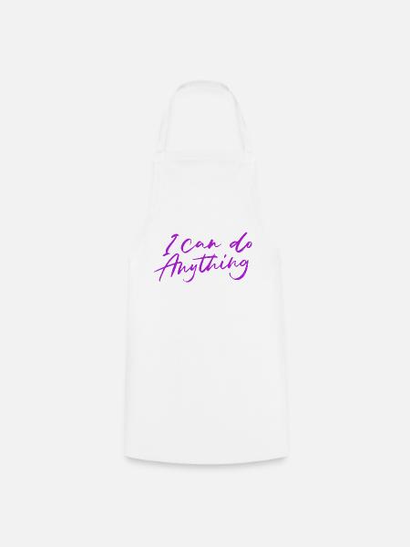 I can do anything - Cooking Apron - white