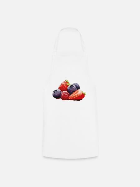 obst 2 - Kochschürze - Weiß