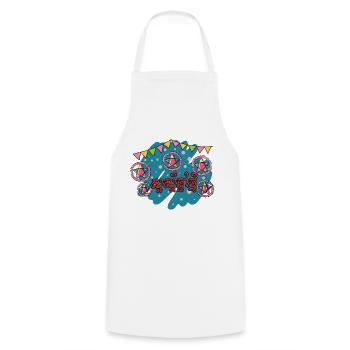 Cambodge Khmer Nouvel An Choul Chnam I Cadeau - Tablier de cuisine - blanc - Devant - AI Model Male 185 dark (185cm)