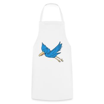 Shoebill Bird Ornithologist Forest I Gift - Cooking Apron - white - Front - AI Model Male 185 dark (185cm)