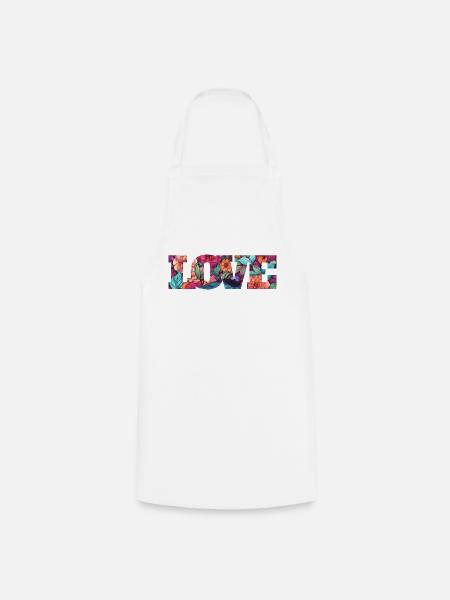 Love - Kochschürze - Weiß
