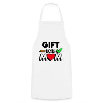 Valentine's Day Gift for Mom happy Valentine's Day - Tablier de cuisine - blanc - Devant - AI Model Male 185 dark (185cm)