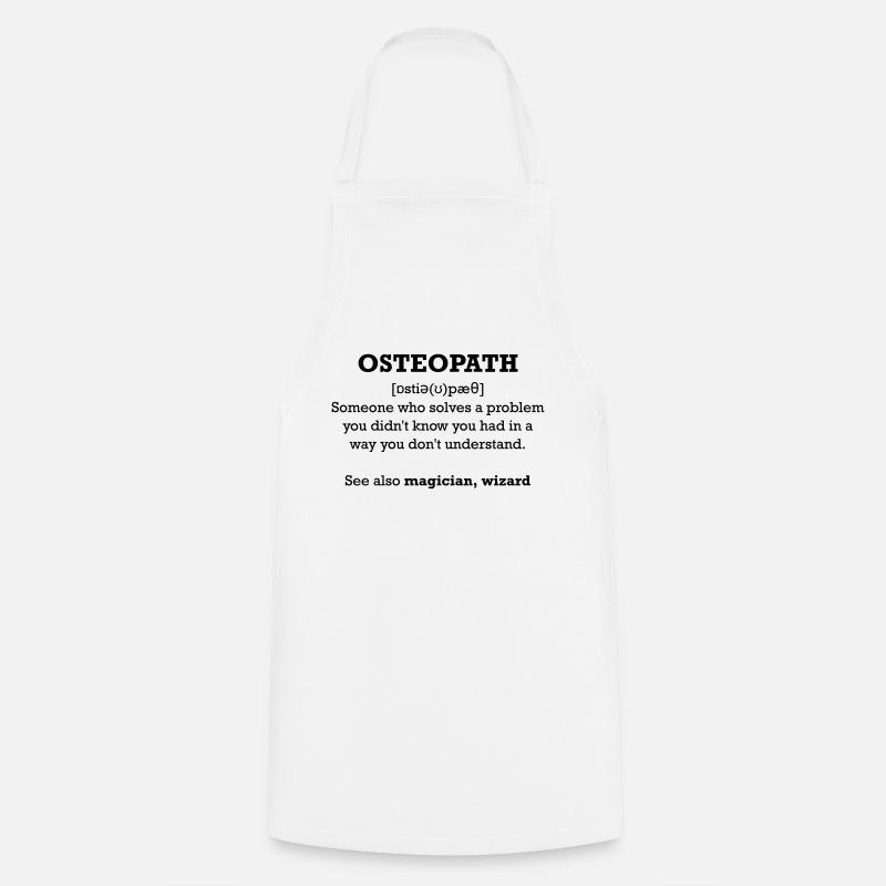 Osteopath - wizard - Kochschürze - Weiß