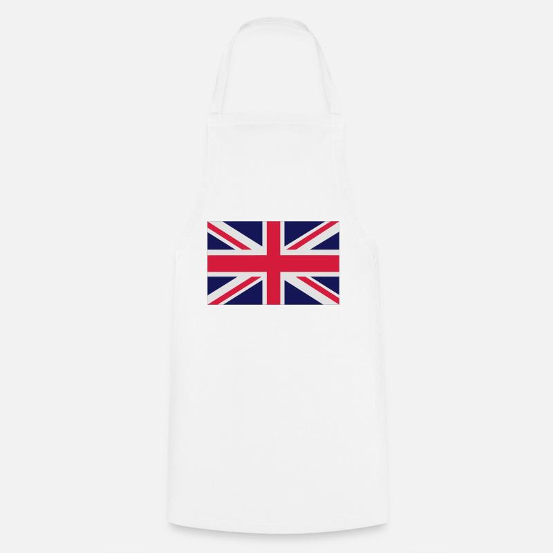Drapeau britannique - Tablier de cuisine - blanc