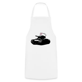 tank pair as1 - Cooking Apron - white - Front - AI Model Male 185 dark (185cm)