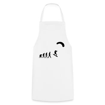 kitesurfer - Cooking Apron - white - Front - AI Model Male 185 dark (185cm)