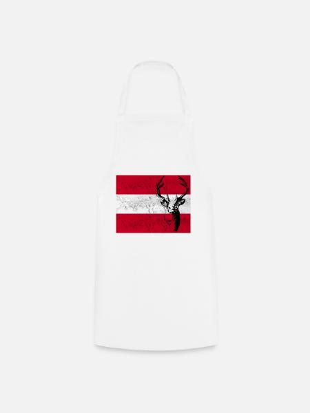 Autriche Hirsch - Tablier de cuisine - blanc