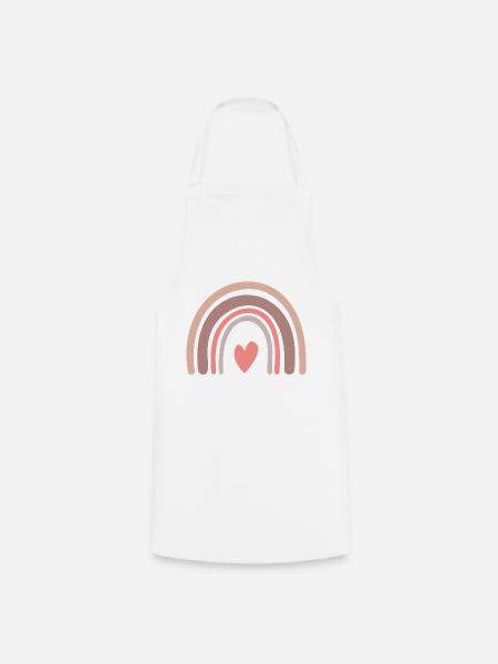 Rainbow - Cooking Apron - white