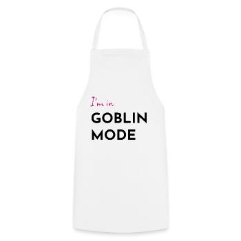 Goblin Mode - Cooking Apron - white - Front - AI Model Male 185 dark (185cm)