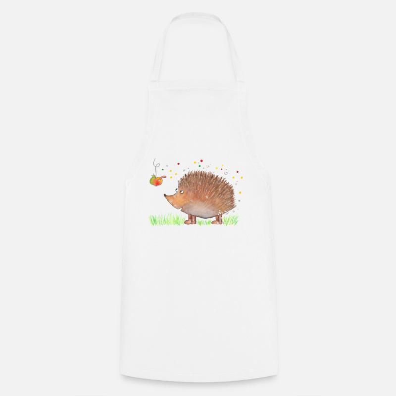 Hérisson Harry - Tablier de cuisine - blanc