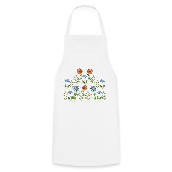 Fleur - Tablier de cuisine - blanc - Devant - AI Model Male 185 dark (185cm)