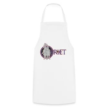 praetorien - Tablier de cuisine - blanc - Devant - AI Model Male 185 dark (185cm)