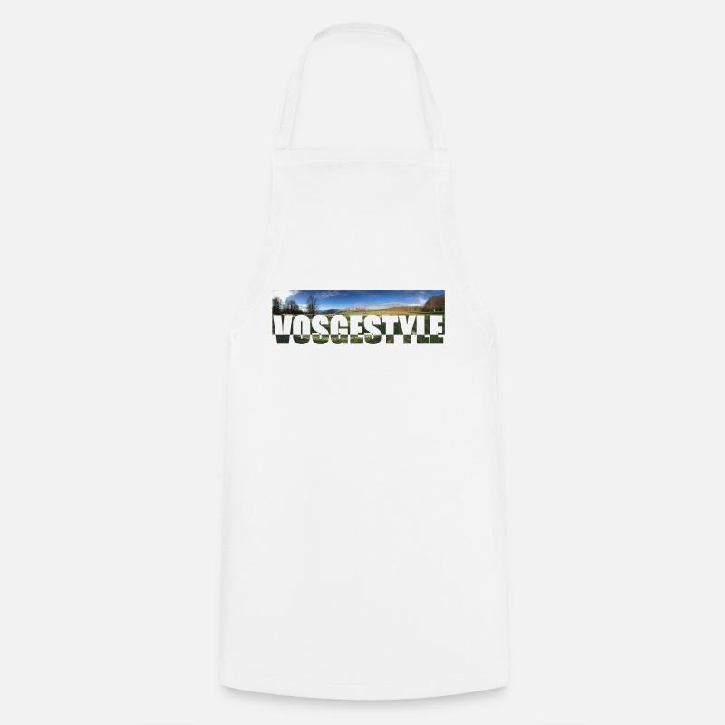Vosgestyle Letters - Tablier de cuisine - blanc