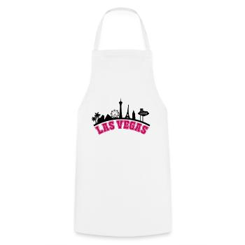 Horizon de Las Vegas - Tablier de cuisine - blanc - Devant - AI Model Male 185 dark (185cm)