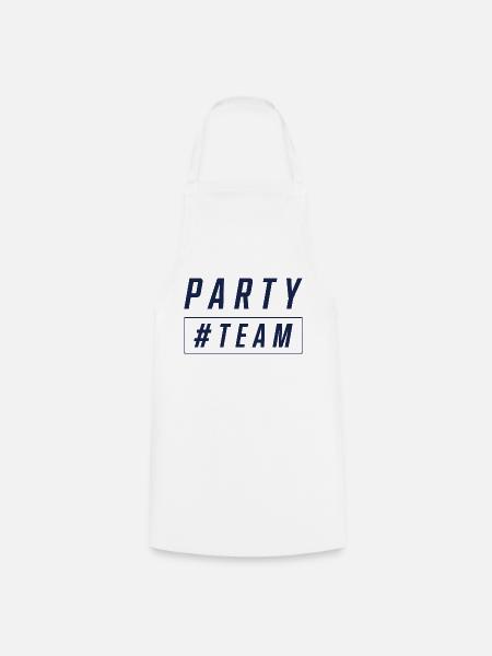Party Team - Kochschürze - Weiß