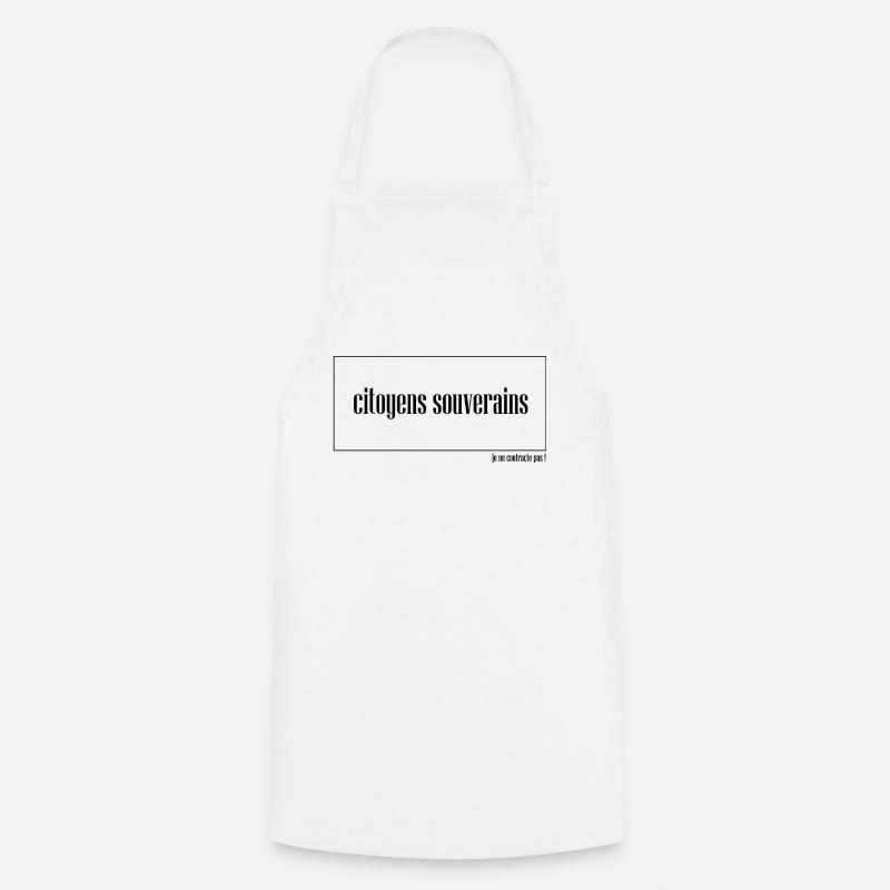 jenecontractepas3 - Tablier de cuisine - blanc