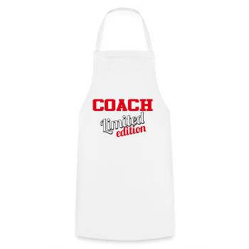 COACH LIMITED EDITION - Cooking Apron - white - Front - AI Model Male 185 dark (185cm)