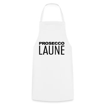 Prosecco Laune 2 - Kochschürze - Weiß - Vorne - AI Model Male 185 dark (185cm)