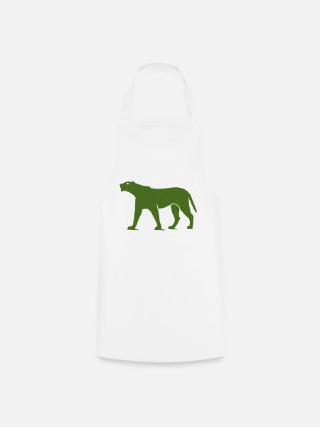 panther animal - Kochschürze - Weiß