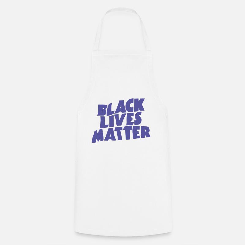Les vies noires comptent - Tablier de cuisine - blanc