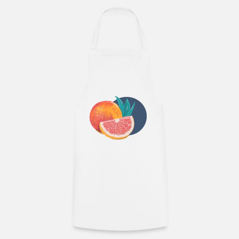Pamplemousse - Tablier de cuisine - blanc