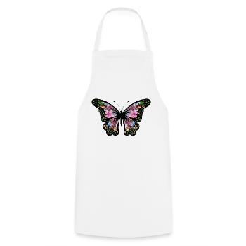 Papillon - Tablier de cuisine - blanc - Devant - AI Model Male 185 dark (185cm)