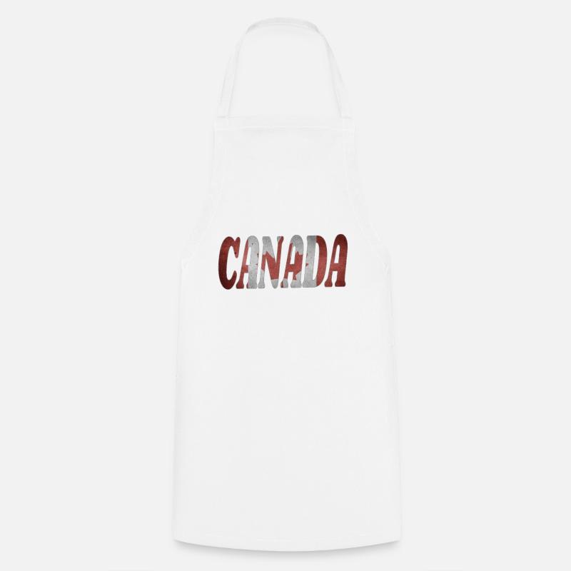 Canada - Cooking Apron - white