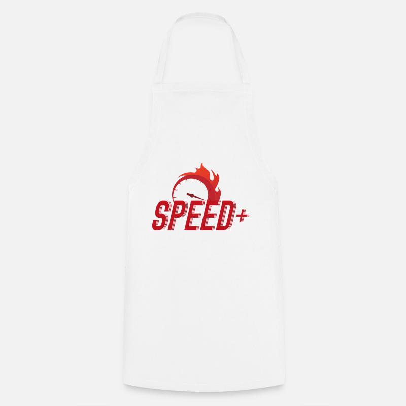 la vitesse speed - Tablier de cuisine - blanc