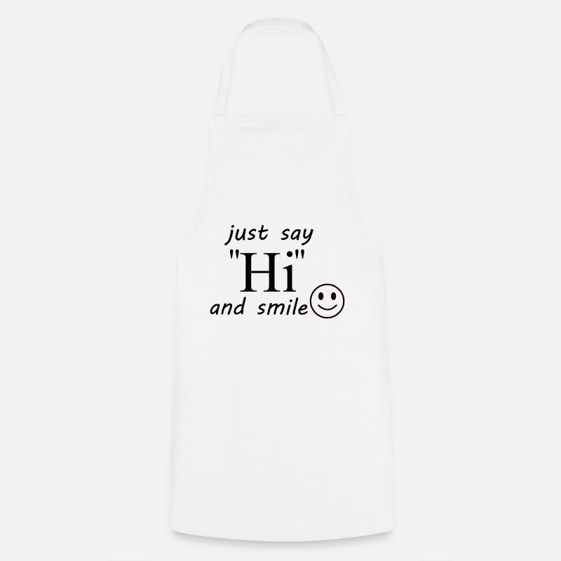 Hi - Cooking Apron - white