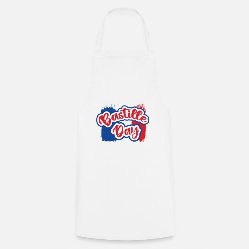 BASTILE Day - Cooking Apron - white