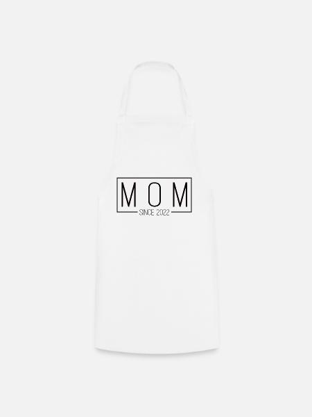 Mom Since 2022 black - Kochschürze - Weiß