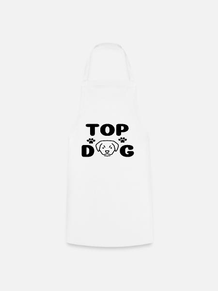 Top Dog - Kochschürze - Weiß