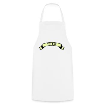 équipe - Tablier de cuisine - blanc - Devant - AI Model Male 185 dark (185cm)