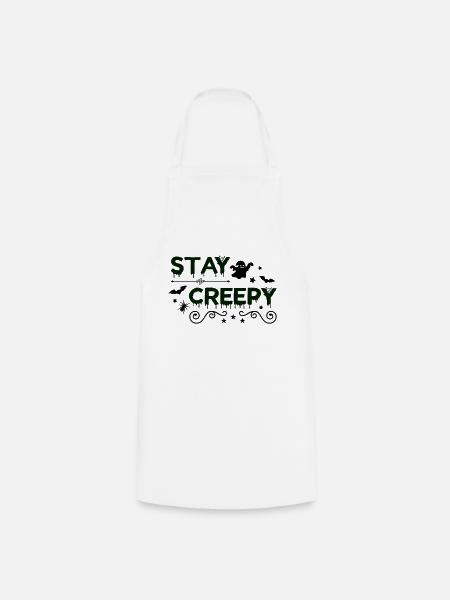 stay creepy - Kochschürze - Weiß