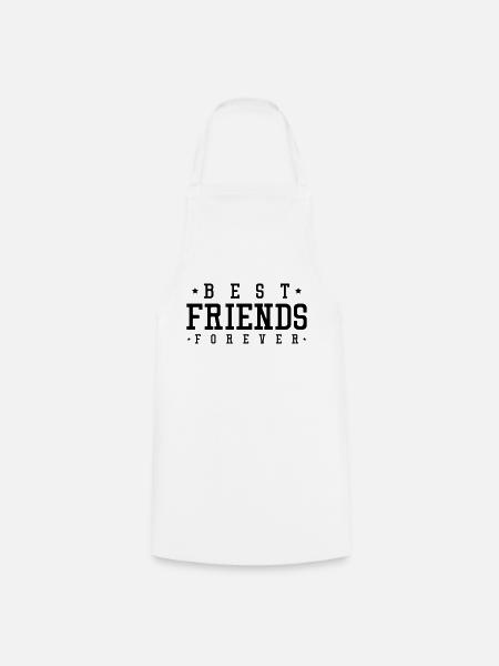 best friends forever - Kochschürze - Weiß