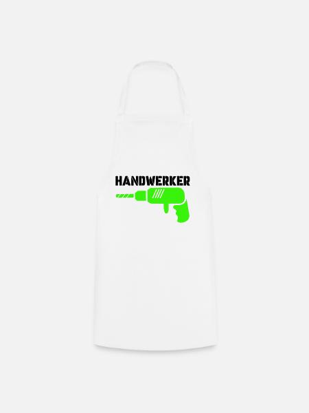 handwerker - Kochschürze - Weiß