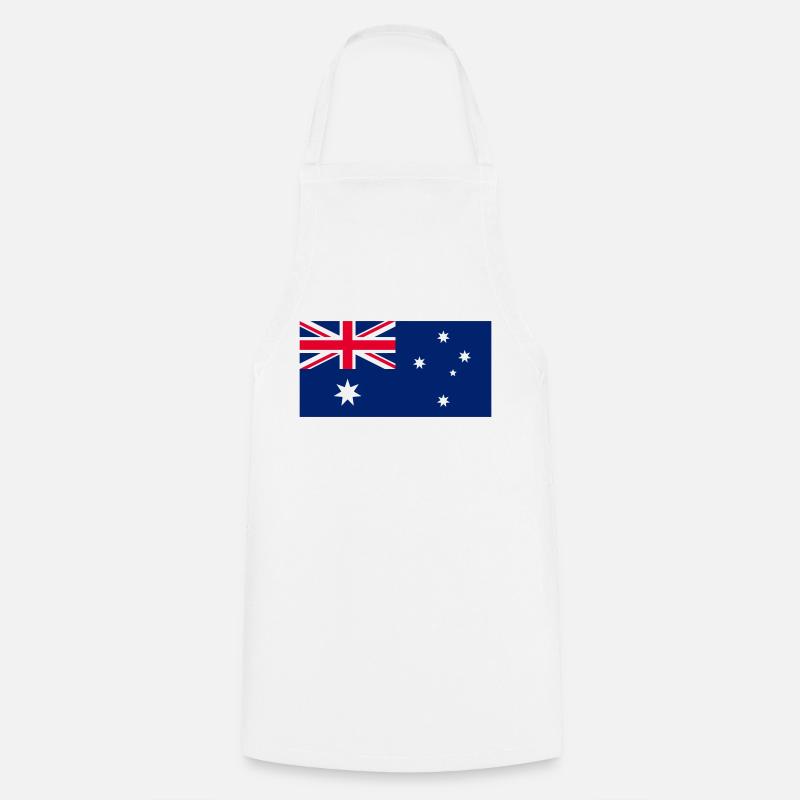 Australian Flag / Drapeau Australie - Tablier de cuisine - blanc