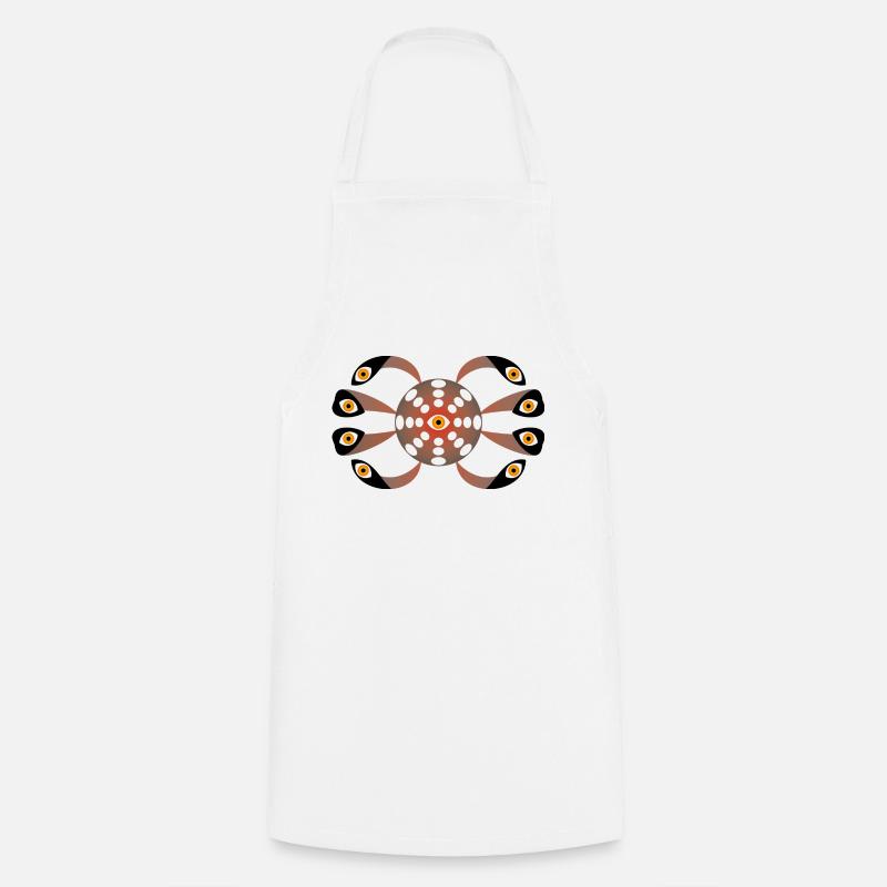 Eyes - Cooking Apron - white
