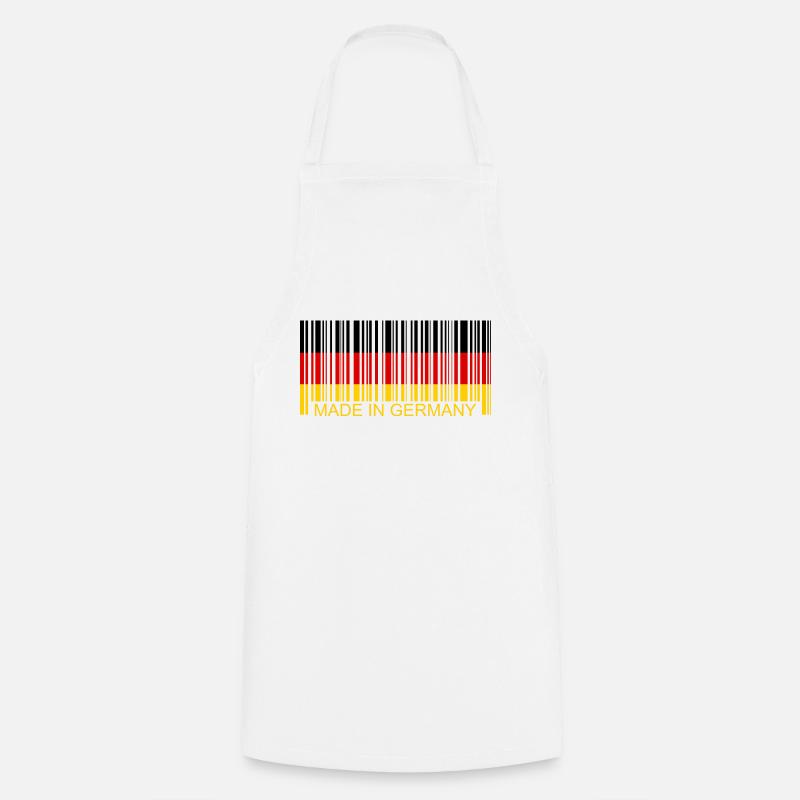 Barcode Made in Germany - Kochschürze - Weiß