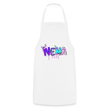 Noël Père Noël 2024 2025 film vacances famille xms - Tablier de cuisine - blanc - Devant - AI Model Male 185 dark (185cm)