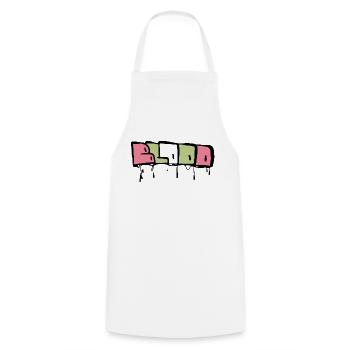Style graffiti Splash hip hop couleurs peintre couleur - Tablier de cuisine - blanc - Devant - AI Model Male 185 dark (185cm)