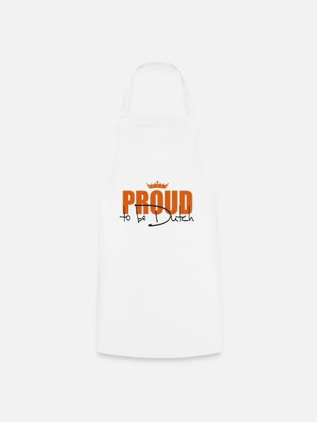 proud to be dutch - Kochschürze - Weiß
